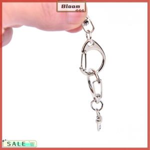 Follow Get New[Bloom Z] 10pcs DIY Polished Keyring Keychain Split Ring Short Chain Key Rings