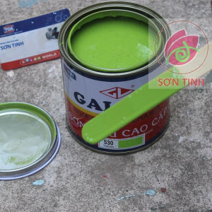 Sơn dầu galant màu xanh lá mạ 530 800ml 3lít - Sơn gốc Alkyd cao cấp cho gỗ và kim loại