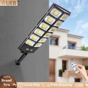 [Ueb Flagship Shop] Commercial Parking Lot Light with Motion Sensor and Remote Waterproof Solar Flood Lamps for Yard Parking Lot Courtyards