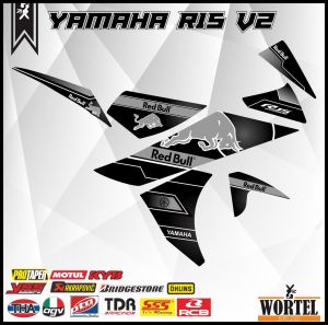 Striping Hologram R15-Stiker lis Decal Motor R15 Redbull (V1 dan V2)