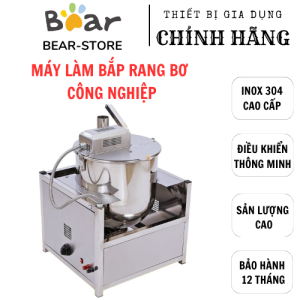 Máy làm bắp rang bơ công ngiệp Công suất lớn  tốc độ nhanh và đều  Inox cao cấp và bền bỉ