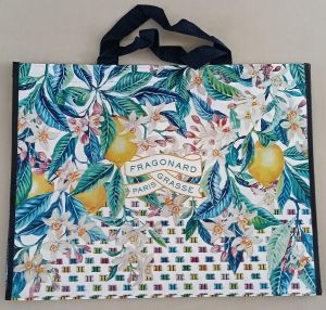 Limited Edition Fragonard Large Fleur de Citronnier (Citron Blossom) Tote Bag by Senteurs de Provence since 2004