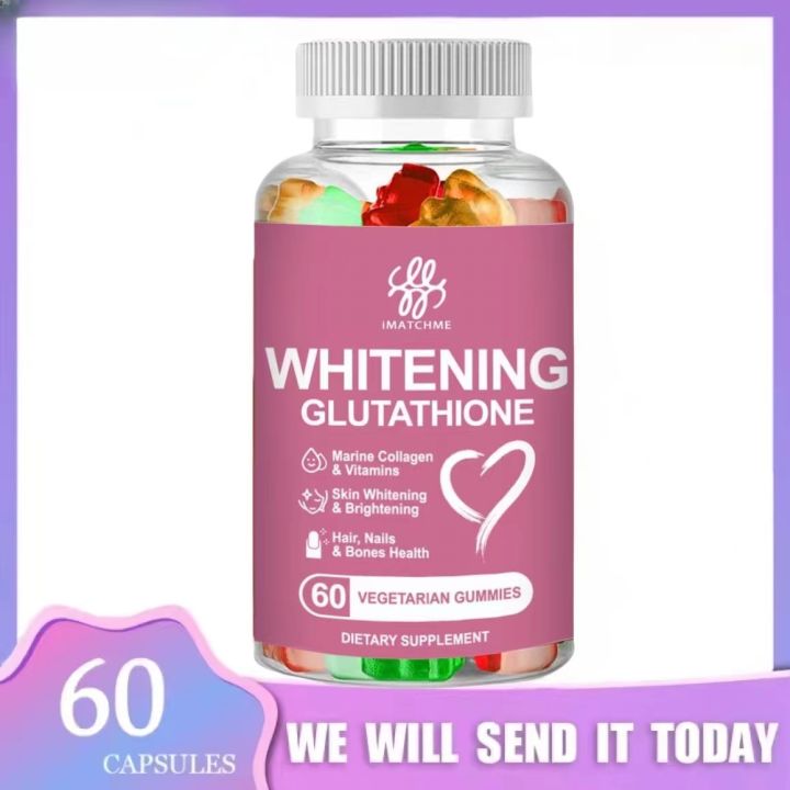iMATCHME Glutathione Gummies L-Glutathione dengan Kolagen Suplemen Kunyah  untuk 60pcs Permen Jeli L-Glutathione - Lazada | Lazada Indonesia