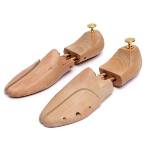 1 Pair Shoe Tree Wood Shoe Stretcher Wooden Adjustable For Man Women Flat Pump Boot Shaper Rack Expander Size 35-46
