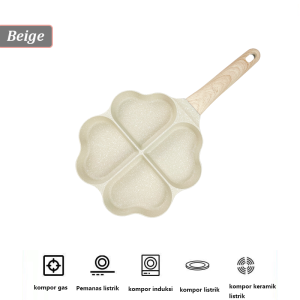 Panci Penggorengan Telur Pancake 5 Lubang  Non Stick Frying Pans