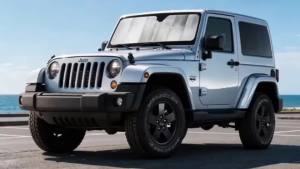 Cute Windshield Sun Shade for Jeep Wrangler TJ JK JL JKU JLU & Gladiator JT 1997–2026 USA Flag Duck Pattern Funny Sunshade Heat Shield Foldable UV Block Windshield Sun Visor for Jeep Wrangler