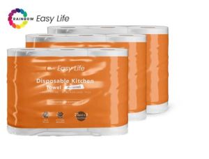 Rainbow | Disposable Kitchen Towel 25s * 3 | MoolWipes