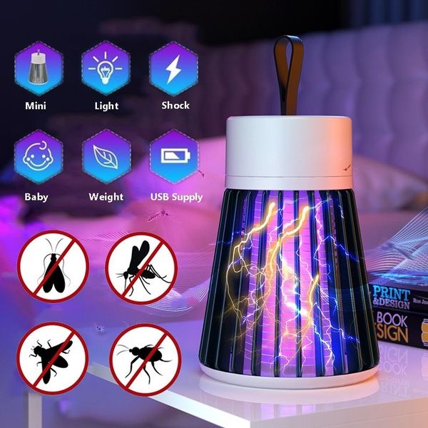 Mosquito killer lamp Portable Electric Repellent LED Chargeable or USB