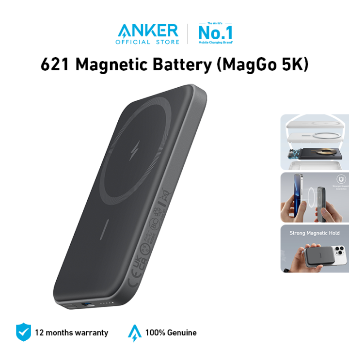 Anker 621 power bank, genuine Battery (MagGo 5K) Power bank for iPhone 15 pro max