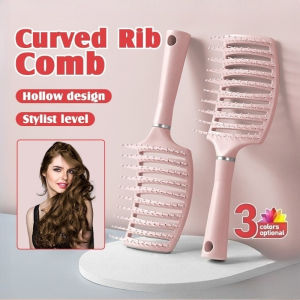 Hairdressing Wide Tooth Hair Hollow Scalp Massage Comb  Fluffy Styling Comb Anti-static Hair Brush Barber Styling Tools
