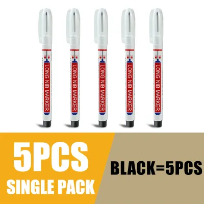 Big Capacity Quick Drying Waterproof Long Tip Marker Pen Long Head Oily Metal Wood Permenant Marker