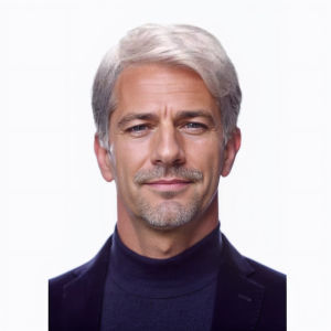 Wig Mens wig middle-aged and elderly gray partial short wig a code packet of the released version