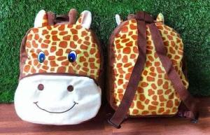 [HCM] Ba Lô HƯƠU CAO CỔ VẢI NHUNG CHO BÉ