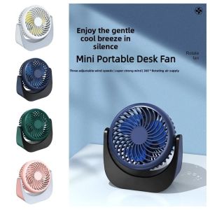 MAOMEI STUDIO Energy-Saving Mini Portable Desk Fan 3 Gear Wind Air Turbo Tech Handheld Turbo Fan Powerful Ultra-quiet USB Rechargeable Fan Outdoor