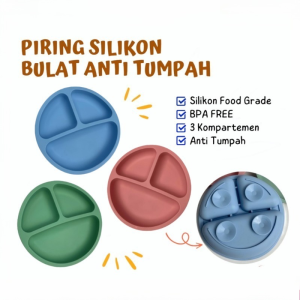 Silicone Feeding Dishes Children Suction Plate Suction Sucker Toddler Training Tableware BPA Free