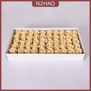 N2HAO 50 cái hộp Xà Phòng Hoa Hồng Lãng Mạn Đám Cưới Valentine Của Ngày Tự Làm Món Quà Trang Trí Nội Thất Đảng Hoa Trang Trí Nội Thất Nguồn Cung Cấp