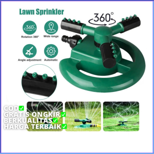 PENGIRIMAN CEPAT Taffware Sprinkler Air Taman 360 Derajat BB 3105 / sprinkler pertanian air berputar 360 penyiram tanaman jarak 50 meter taman / alat siram tanaman otomatis sprinkler berputar taman / kincir air putar petani murah taman tanaman