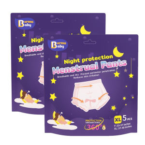 2/5/10PCS Disposable Menstrual Pants Sanitary Napkin Adult Diaper One-Time Large Flow Overnight Menstruation Underwear WomenS Sanitary Napkin