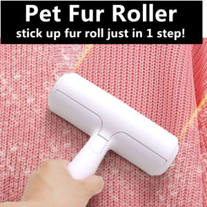 [LOCAL STOCK]Pet Hair Remover Sofa Clothes Lint Cleaning Brush Puppy Cat Fur Roller Reusable Hair Remove