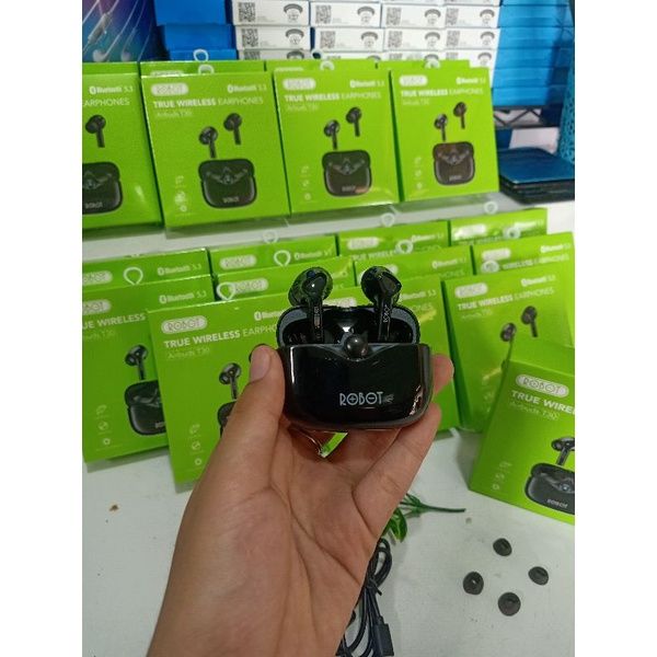 ROBOT T30 TWS Headset / earphone / headphone bluetooth AIRBUDS Lazada