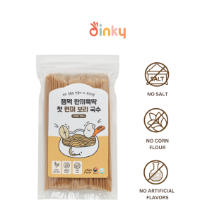 JAMMUK - Brown Rice Barley Noodles 300g for 8m+ | 100% Natural Ingredients | Rich Nutrition and Easy Digestibility