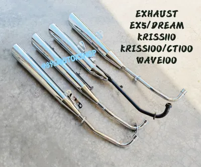 STANDARD STD EXHAUST PIPE EX5 DREAM WAVE 100 KRISS 100 KRISS 110 KRISS 120 CT100 EKZOS PAIP MUFFLER A CLASS