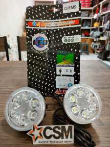 Lampu Tembak Sorot LED Spion Motor 6Mata U3 18 Watt Cree 6 Mata 18Watt Spotlight