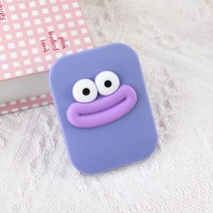 Zaman Now - Cermin Hias Mini Motif Smile / Sisir Rambut Lipat / Cermin Sisir 2 in 1 / Kaca Portable Unik