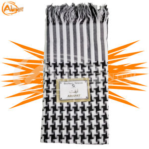 SORBAN PALESTINA SORBAN/SYAL PUTIH HITAM JAGUNG HARGA GROSIR PER KLIK 10 PCS SORBAN ARAFAT