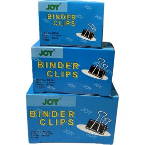 JOY Binder Clips Each box contains 1 dozen (12 pieces)