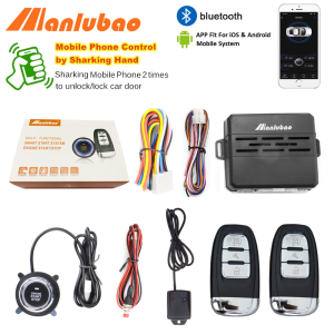 Manlubao D7 [Điều Khiển Từ Xa Của Audi] Ứng Dụng Điện Thoại Thông Minh 【Phù Hợp Với Hệ Thống Điện Thoại IOS Và Android] Hệ Thống Khởi Động/Dừng Động Cơ Từ Xa Bộ Điều Khiển Từ Xa Nút Khởi Động Hệ Thống An Ninh Khởi Động Báo Động Xe Hơi Báo Động Rung