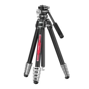 Ulanzi TT09 VideoGo Arca / Claw / F38 Carbon Fiber Travel Tripod Stick 360 Ballhead Quick Release for DSLR Camera
