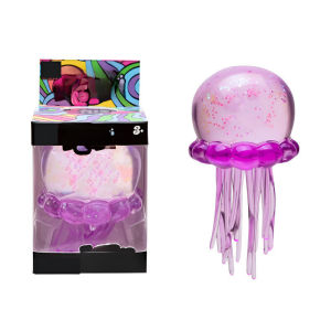 HOT SALEJellyfish Squeezable Tactile Stress Relief Toy / Beach Play Octopus Toy / Outdoor Parent-Child Interactive Products / Squeezable Realistic Octopus for Stress Relief/水母捏捏乐触觉解压玩具