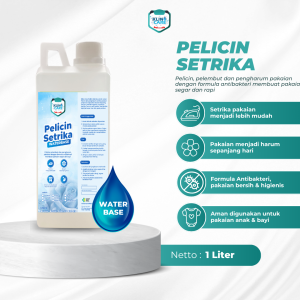 Pelicin Setrika Pakaian Laundry KLINO CARE 1 Liter Pewangi Parfum Water Base Izin Kemenkes RI