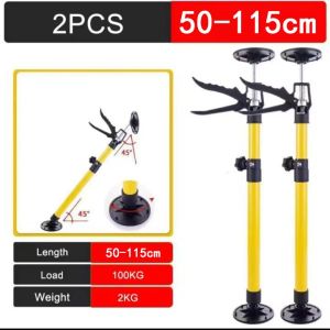 2Pcs Telescopic Support Rod Hanging Cabinet Wooden Ceiling Door Frame Raising Lifter Home Decoration