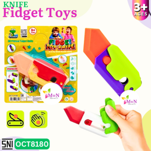 MwnToys Mainan Fidget Toys 3D Knife Pisau OCT8180