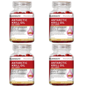 💥【Imported Nutrition】💥Norwegian Imported Krill Oil Antioxidant Eye Protection Krill Fish Oil Capsules High Phospholipid Astaxanthin 0 Added For Easy Absorption