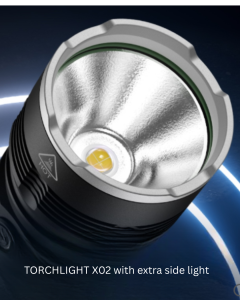 Super Bright LEP White Laser Flashlight USB Rechargeable With Side COB Light & Zoom Focus Torch lamp X02MKK