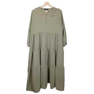 MiDi Dress Crinkle BiG SiZE SUPER JUMBO 4XL LD 120 cm 4157# 4191#