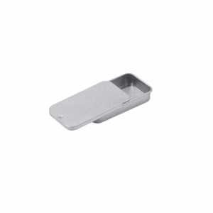 WLVYH Metal Rectangular Sliding Lid Tin Box Small Size Multi Size Push-Pull Tin Box Portable Container Tinplate Material Storage Tin Box Candy Storage