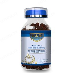 caiti022 Net red same black garlic oil gel candy garlic oil essence black garlic extract supplement rosehip oil gel candy