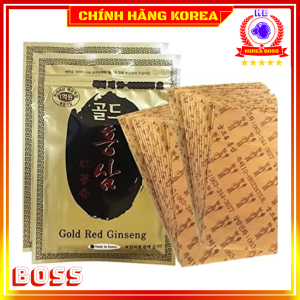 Combo 5 gói cao dán hồng sâm hàn quốc Red Ginseng 100 miếng - Chăm sóc chấn thương giảm đau - koreaboss