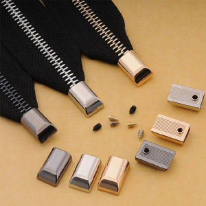 [Alex Do] Hot Sale 10Pcs Metal Zipper Stopper Zipper Tail Clip Stop Tail Plug Head With Screw Diy Sewing Leather Hardware Craft