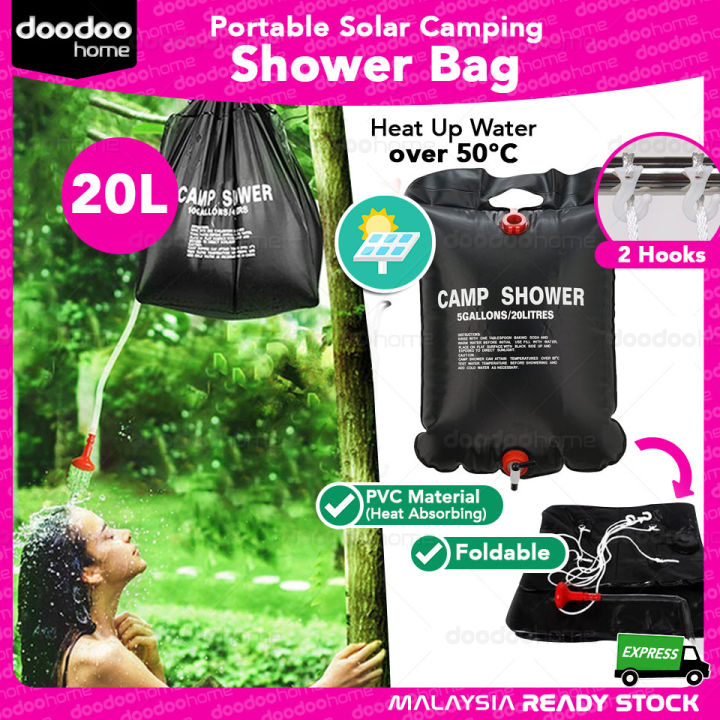 Camping shower in a bag hotsell