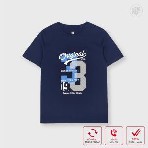 Áo bé trai BIGFOX - MISSMEOW size đại mặc mùa hè vải cotton mềm mát in số 3 cỡ trẻ em 34567891011 tuổi 10-38kg