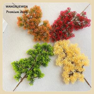 [COD] พลาสติกเทียมสน Cypress พืชบอนไซ Desktop Garden สาขาต้นไม้พลาสติก