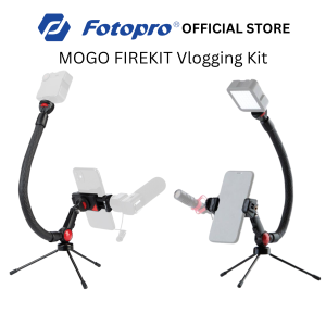 Fotopro Mogo FireKit UFO Mogo + Tripod (SY-012) with Handphone Holder (SJ-89) Vlog Tripod Selfie Stick