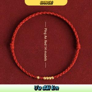 SHNGki Handmade may mắn vài Vòng Đeo Tay CUỘC SỐNG 1314 Cổ Phương pháp shajin chuyển hạt tay dệt vòng đeo tay cho bạn gái những người yêu thích món quà