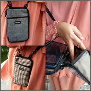 TAS SLINGBAG DOMPET KARTU HP DAN UANG TALI PANJANG