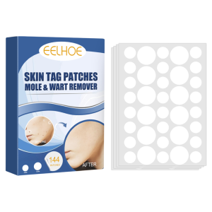 Skin Tag Remover Patches 144pcs Skin Tag Patches Mole & Wart Remover Cleaning Warts Care Patch